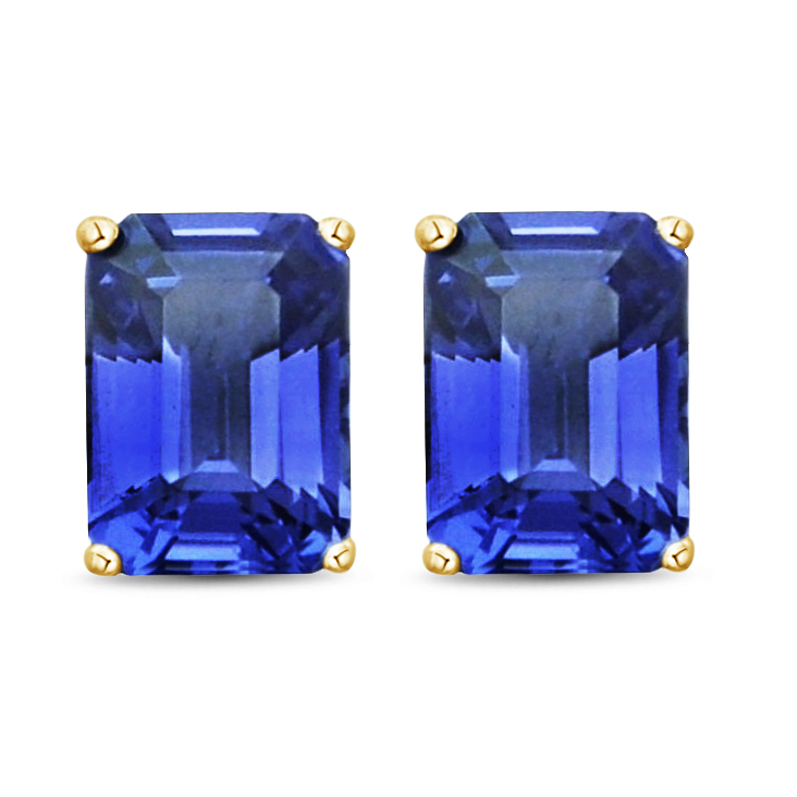 14KY TANZANITE ROUND PENDANT